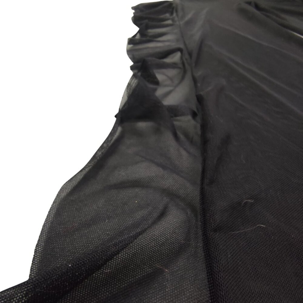 Mesh Side Ruffle Swim Cover Pants - Picture 7 of 8